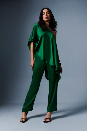Emerald Elegance Co-ords Set, Green, image 1